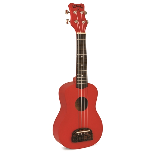 Kohala Soprano Tiki Series Red