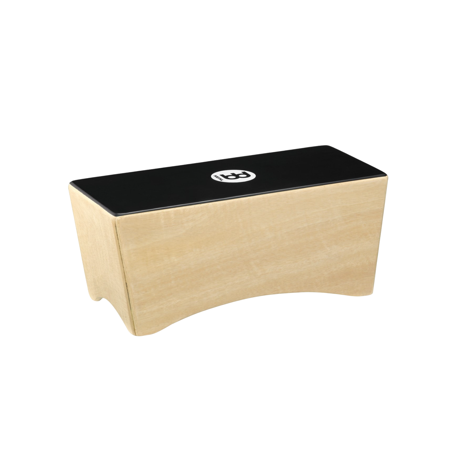 Meinl Percussion BCA2NT EBK-M Wood Snare Bongo Cajon, Natural