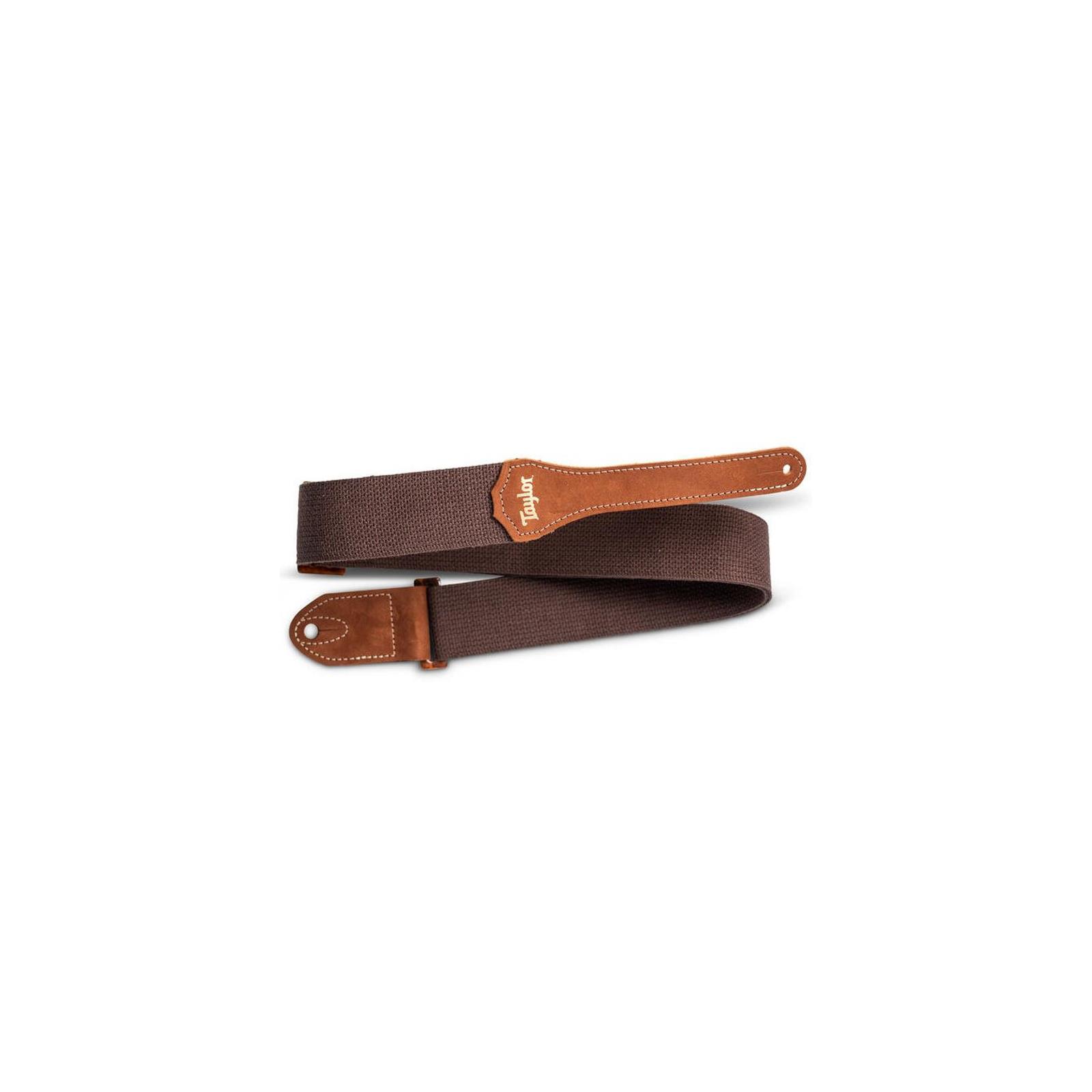Taylor GS Mini Strap, Chocolate Brown Cotton, 2"