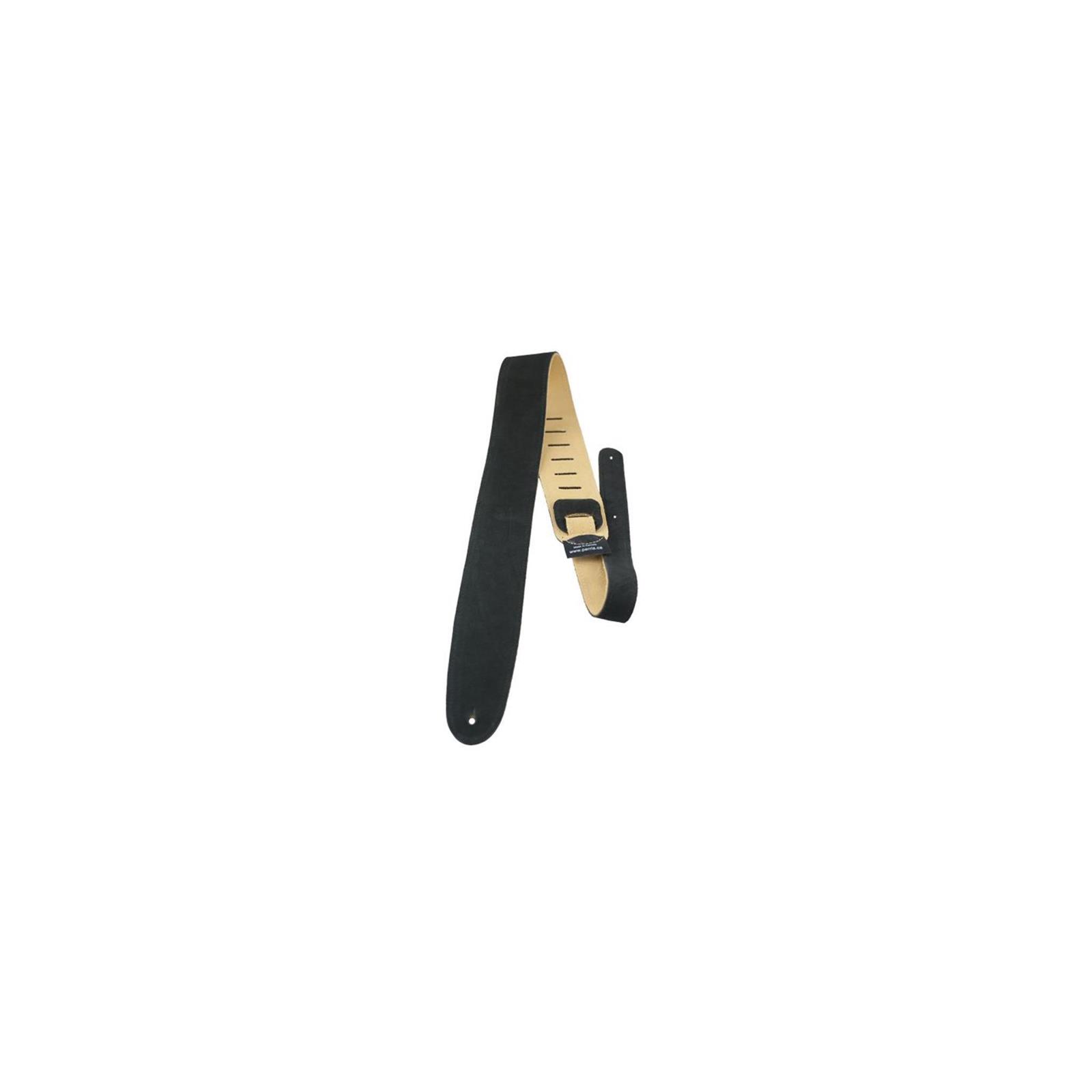 Perri's 2.5" Black Soft Suede Guitar Strap