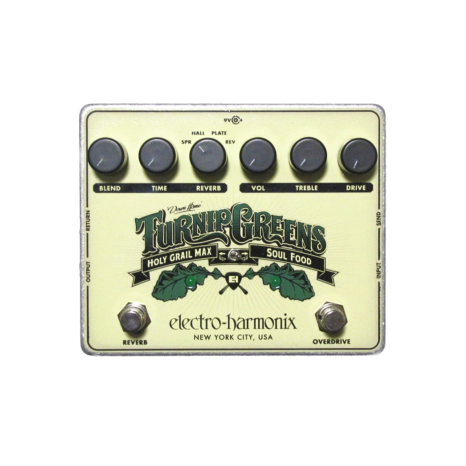 Electroharmonix Turnip Greens Overdrive / Reverb Multi-Effect