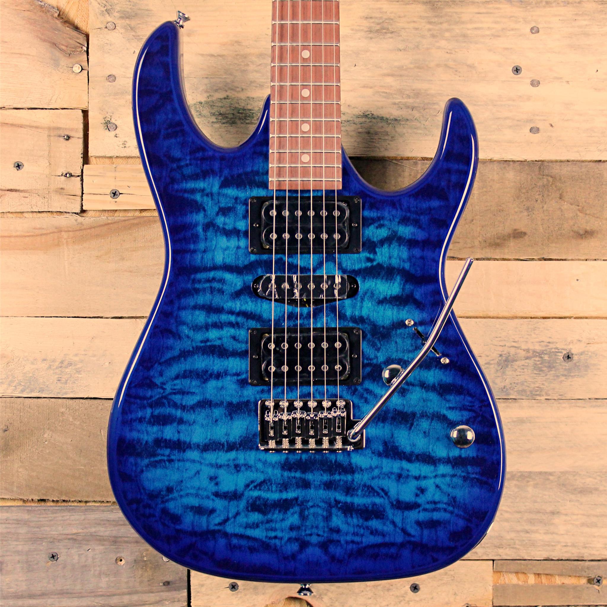 Ibanez GIO GRX70QATBB Transparent Blue Burst