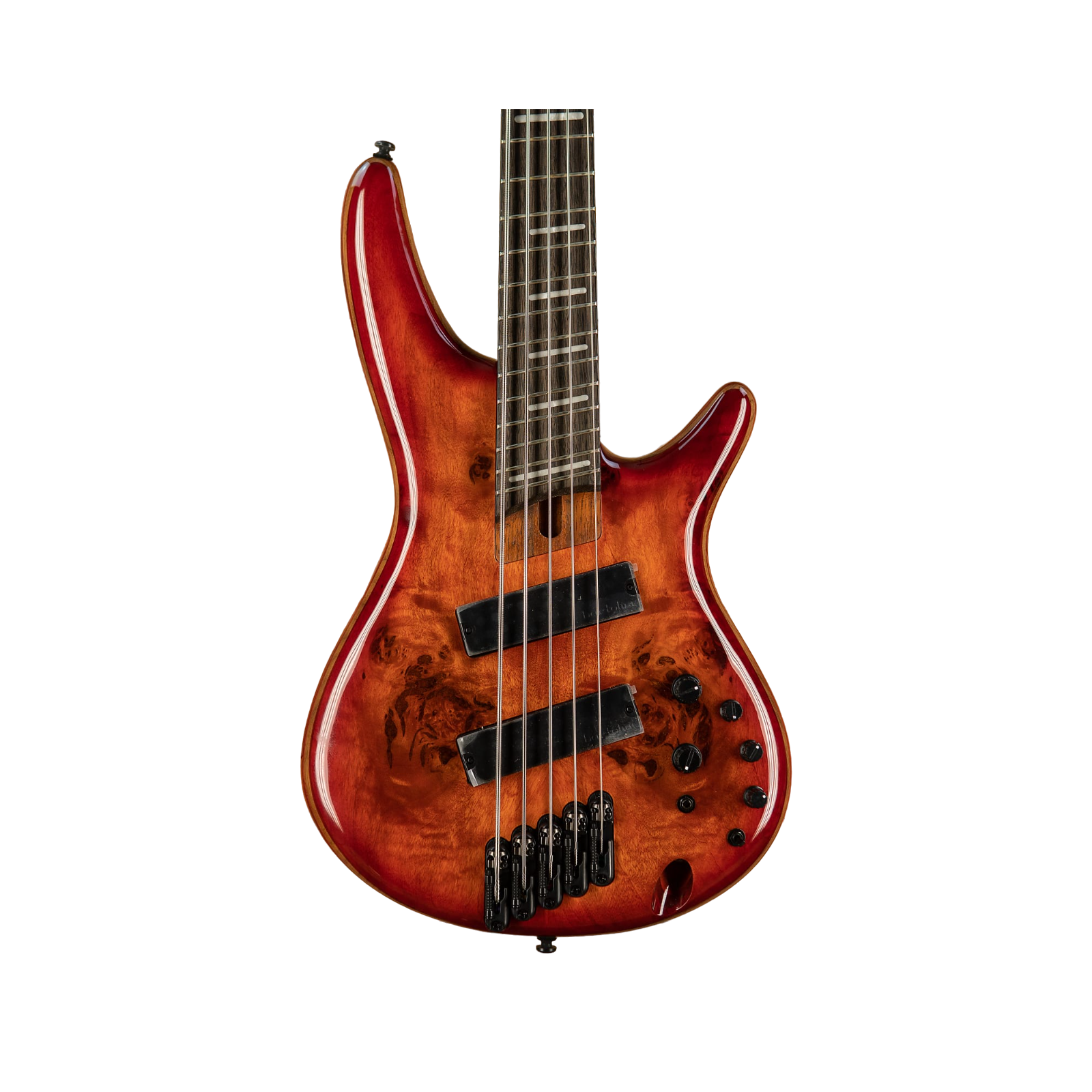 Ibanez SRMS805-BTP Soundgear Multi-Scale Fanned-Fret 5-String Bass, Brown Topaz Burst