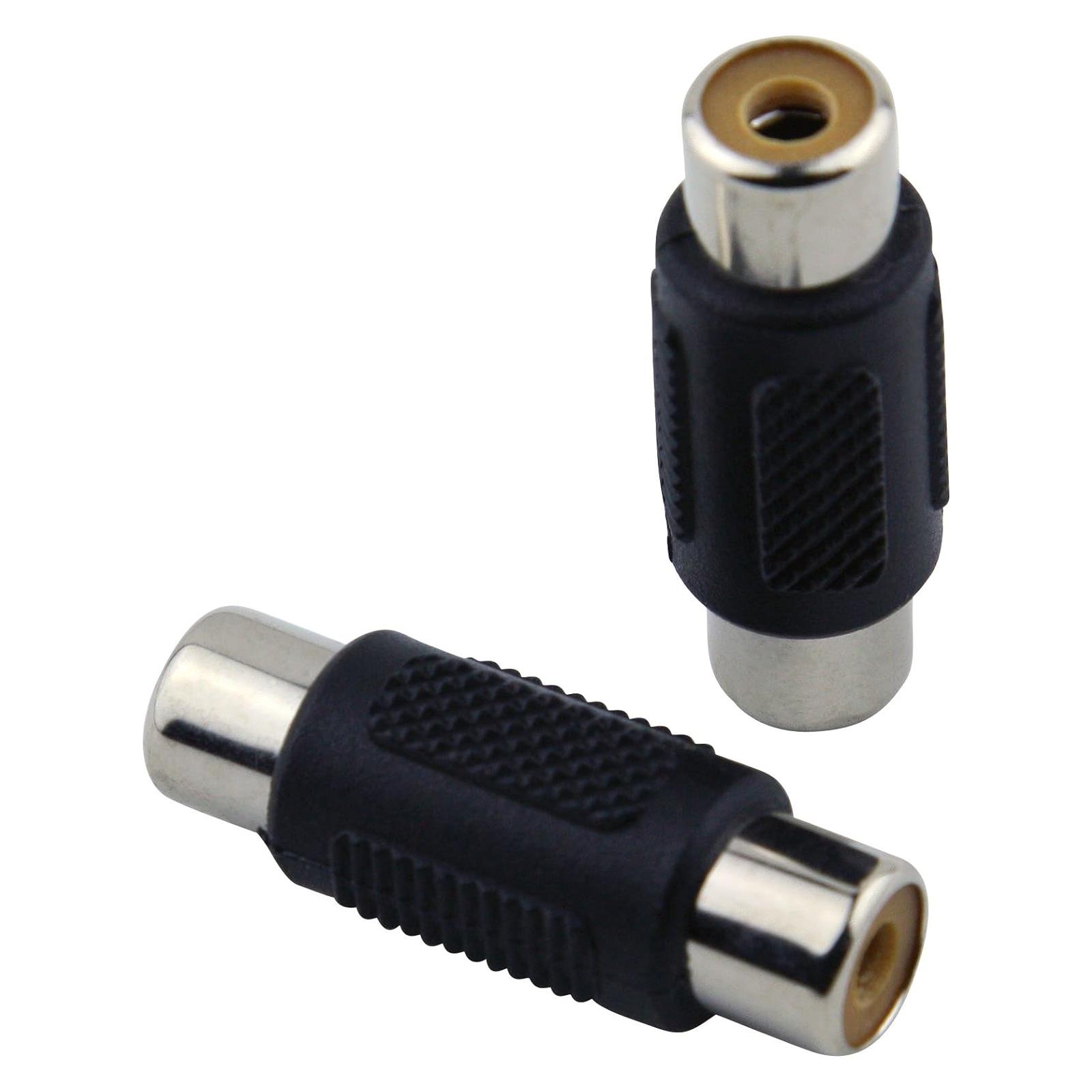 PigHog RCA(F)-RCA(F) Mono Adapter, 2pk