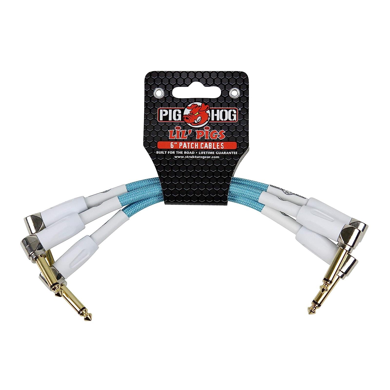 PigHog 6" Patch 3 Pack Daphne Blue