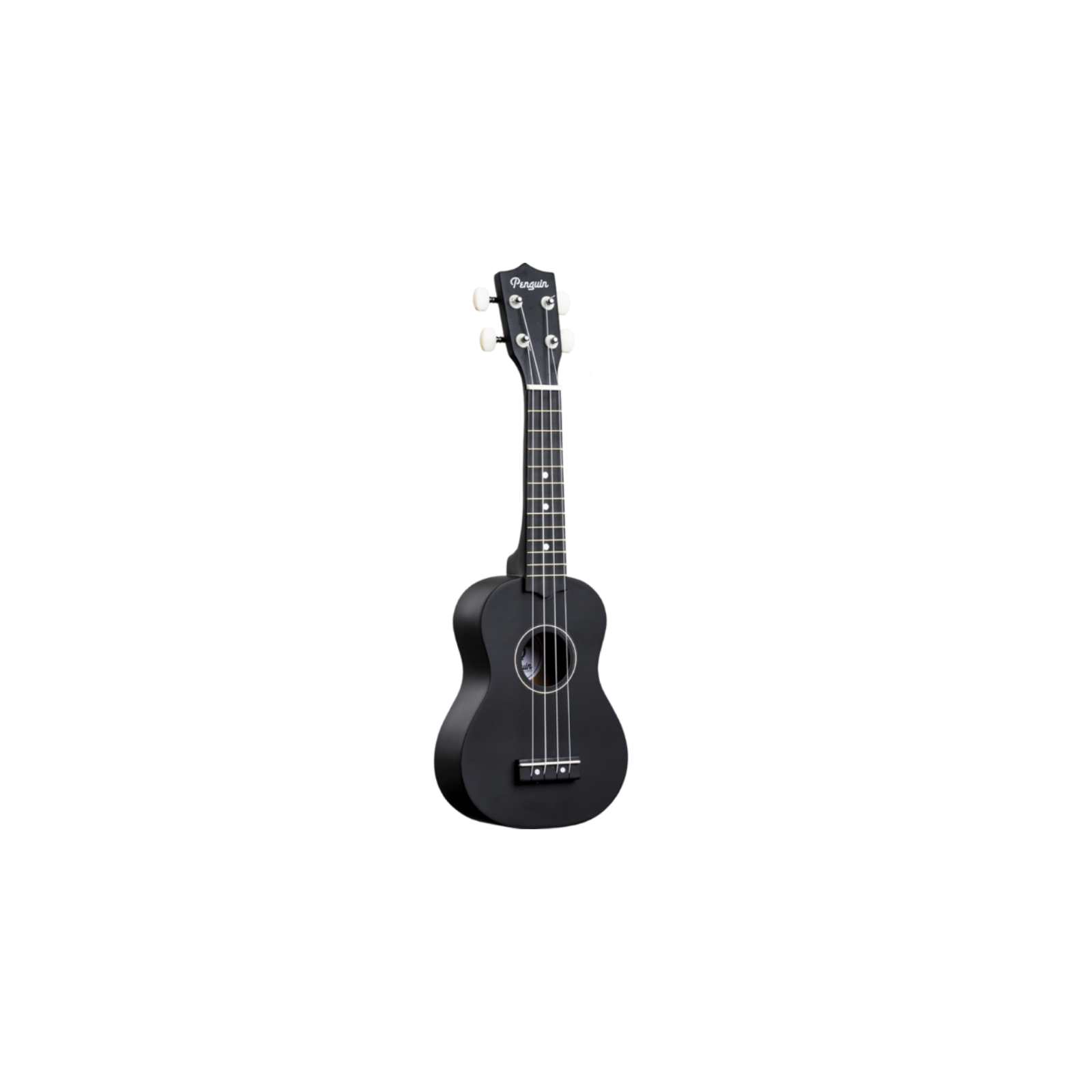 Amahi Soprano Penguin Ukulele, Black  PGUKBK, w/ Bag