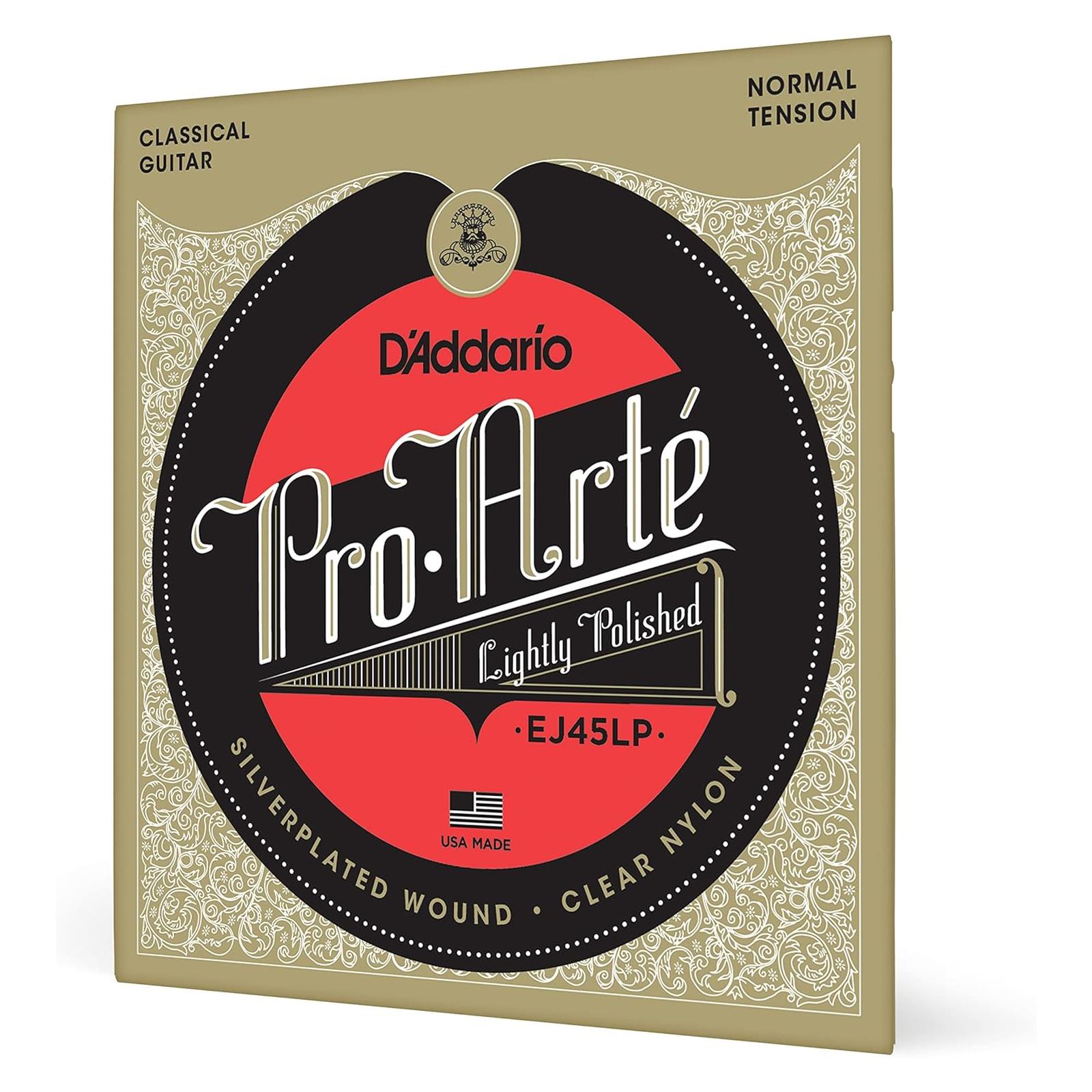D'Addario Normal Tension, Pro-Arté Lightly Polished Composite Classical Guitar Strings