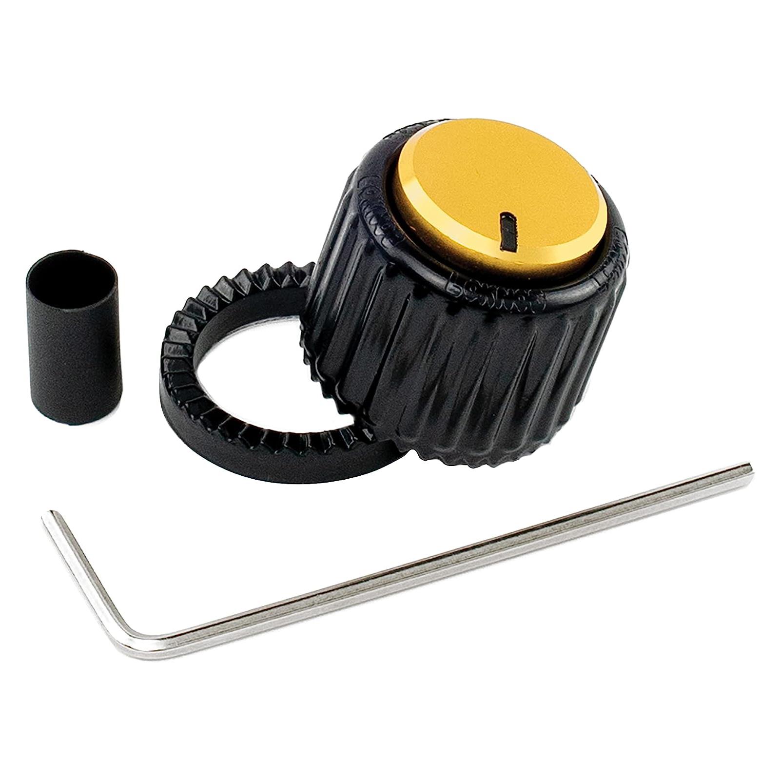 D'Addario LokNob Large - Black/Gold