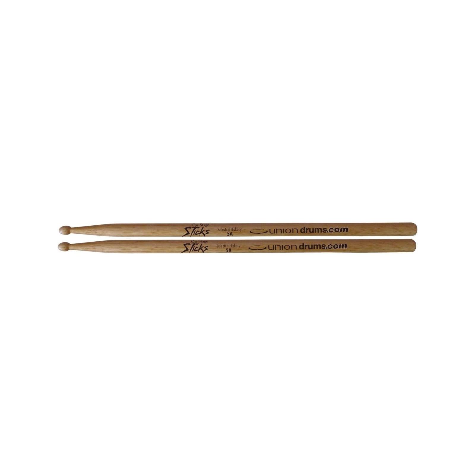 OnStage 5A Wood Tip Drumsticks