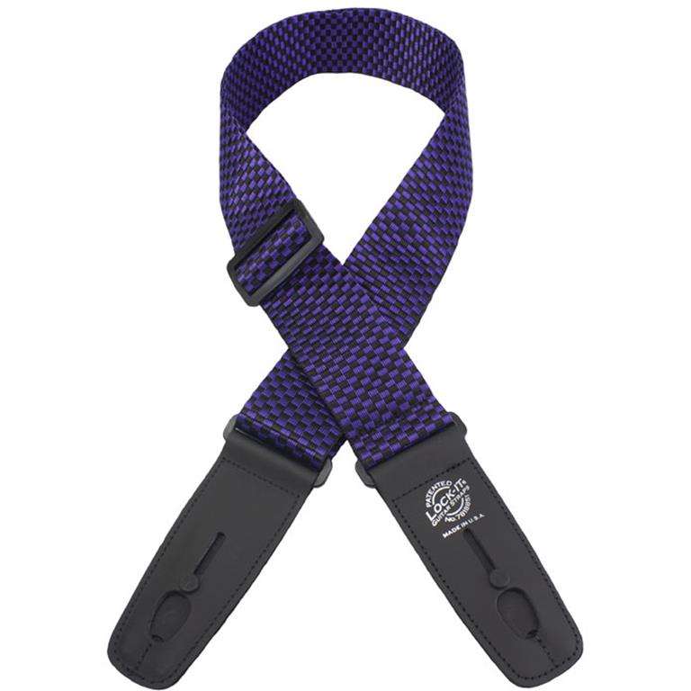 Lock It Straps Poly Pro Purple Check