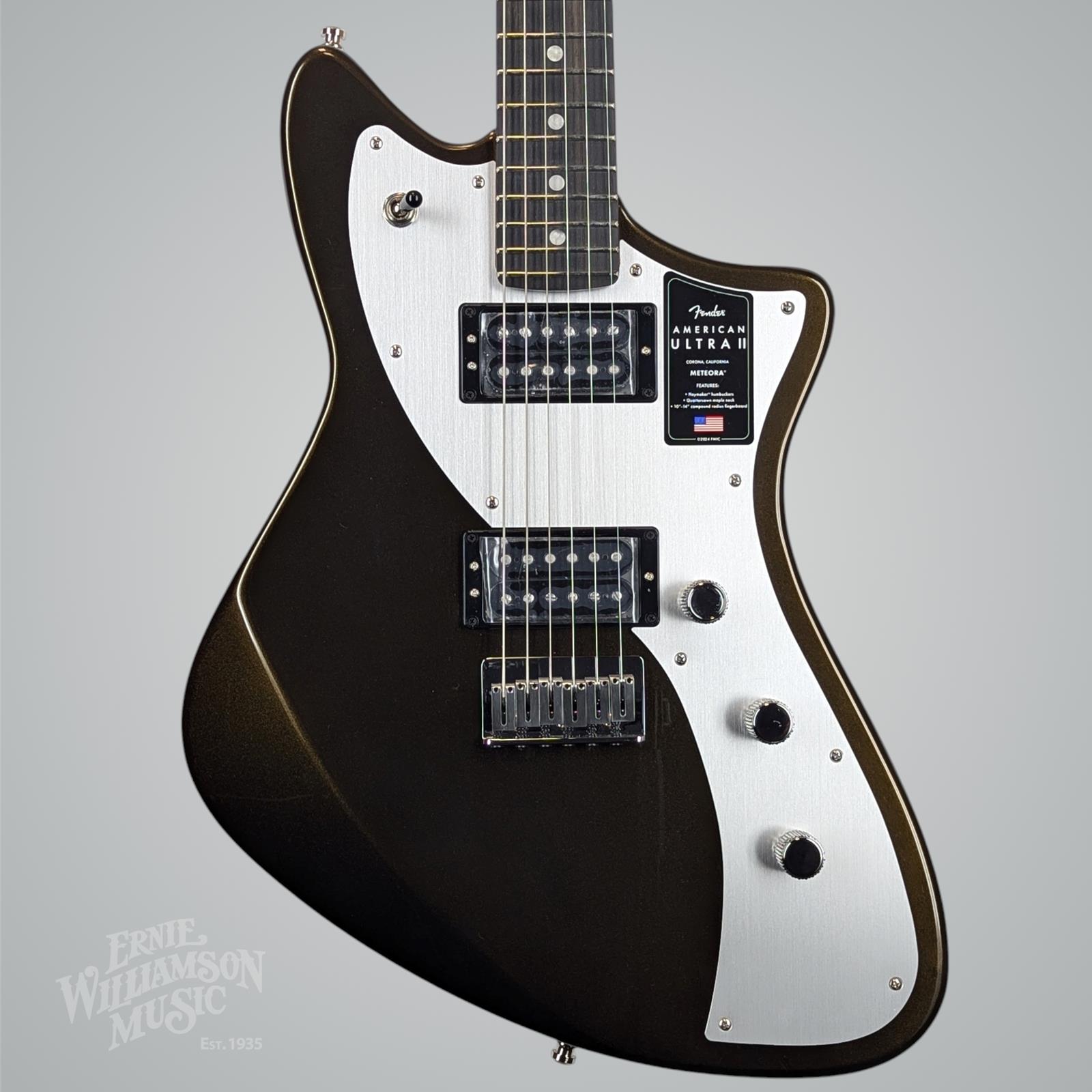Fender American Ultra II Meteora, Ebony Fingerboard, Texas Tea