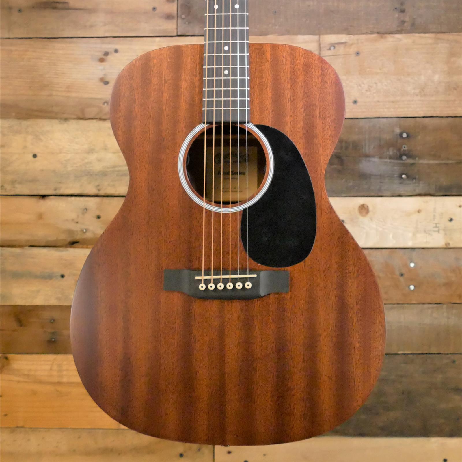 Martin 000-10E Acoustic-Electric Guitar, Natural Satin Sapele
