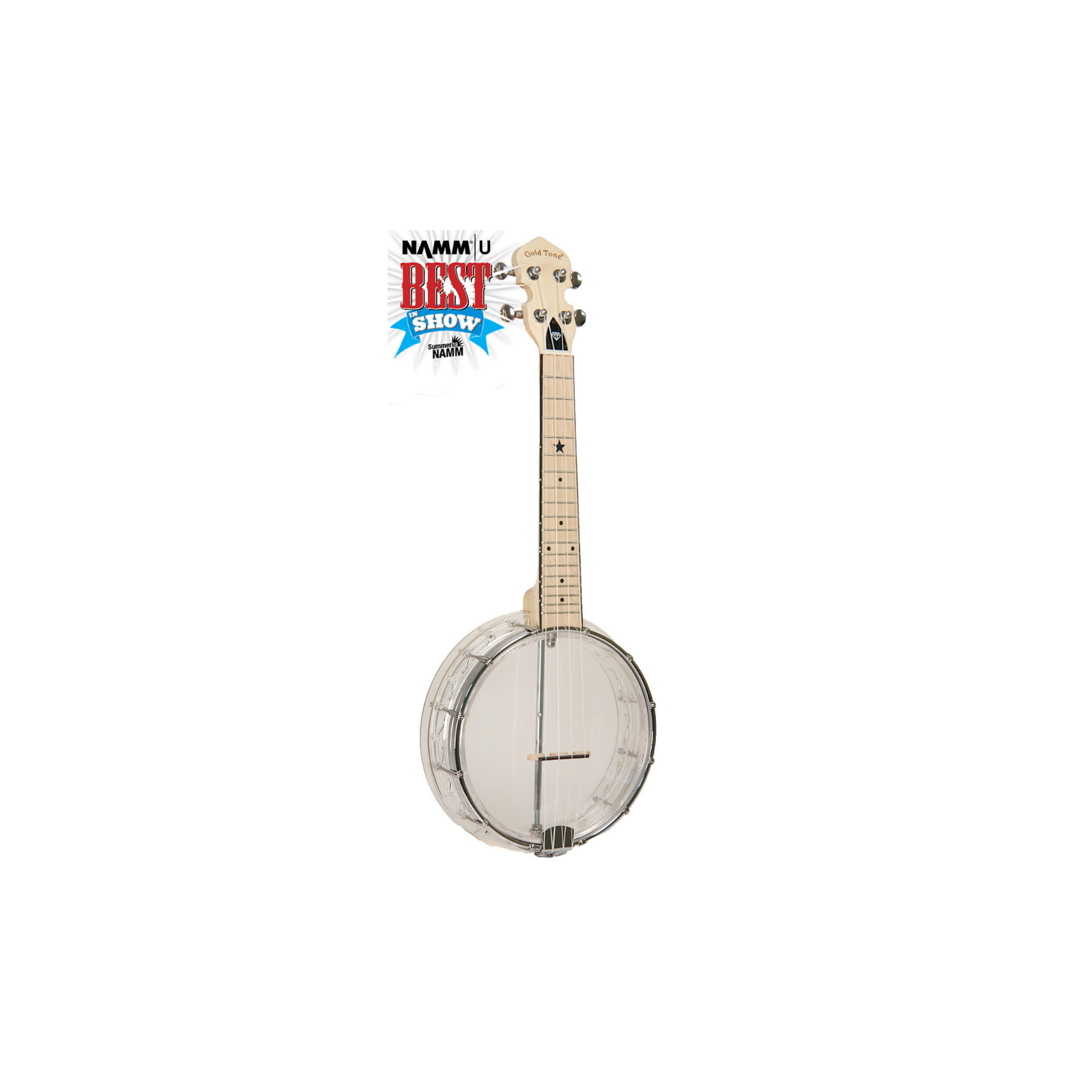 Gold Tone Little Gem (Diamond) See-Through Banjo-Ukuleles