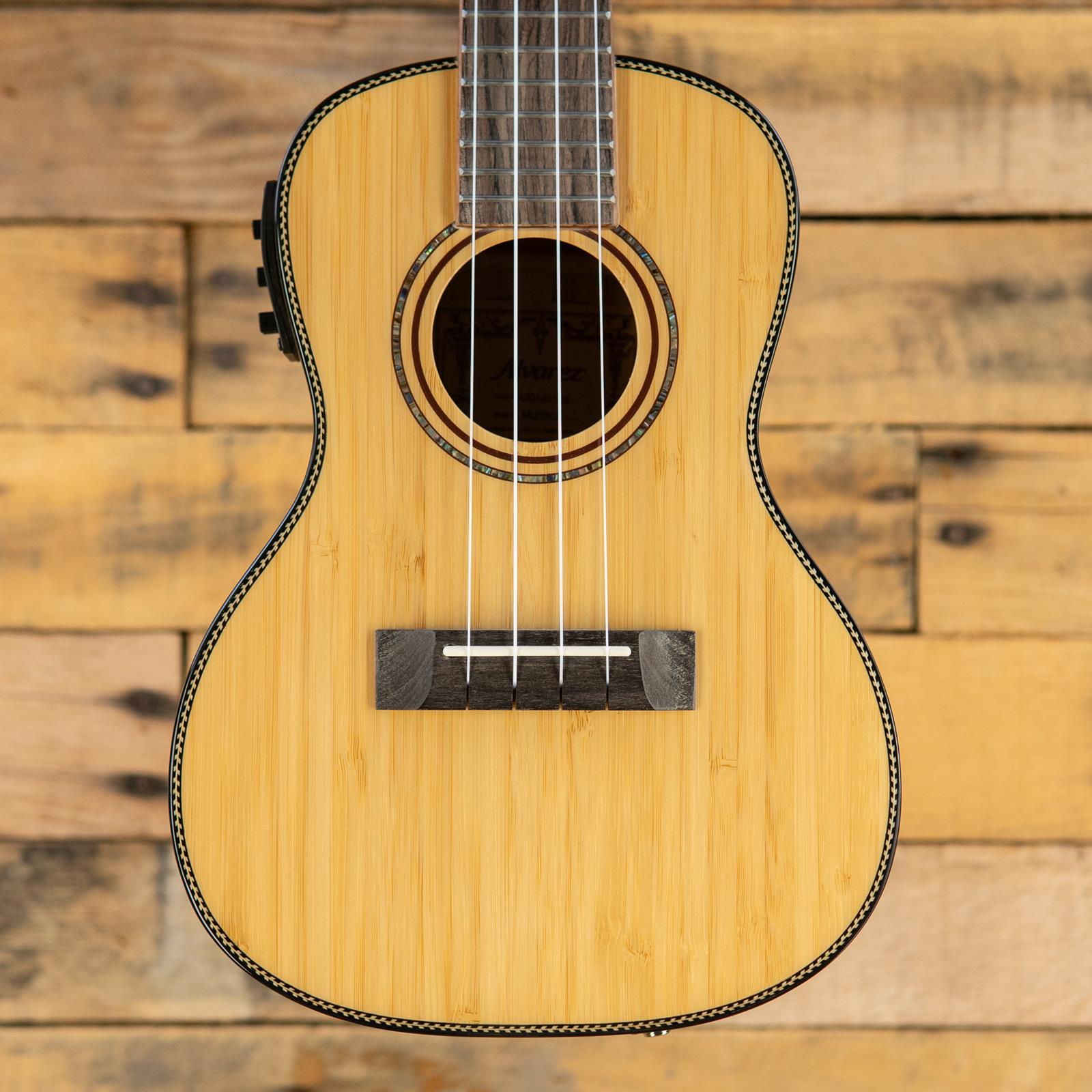 Alvarez Masterworks, All Solid Concert Ukulele Acoustic Elec with EQ & Tuner