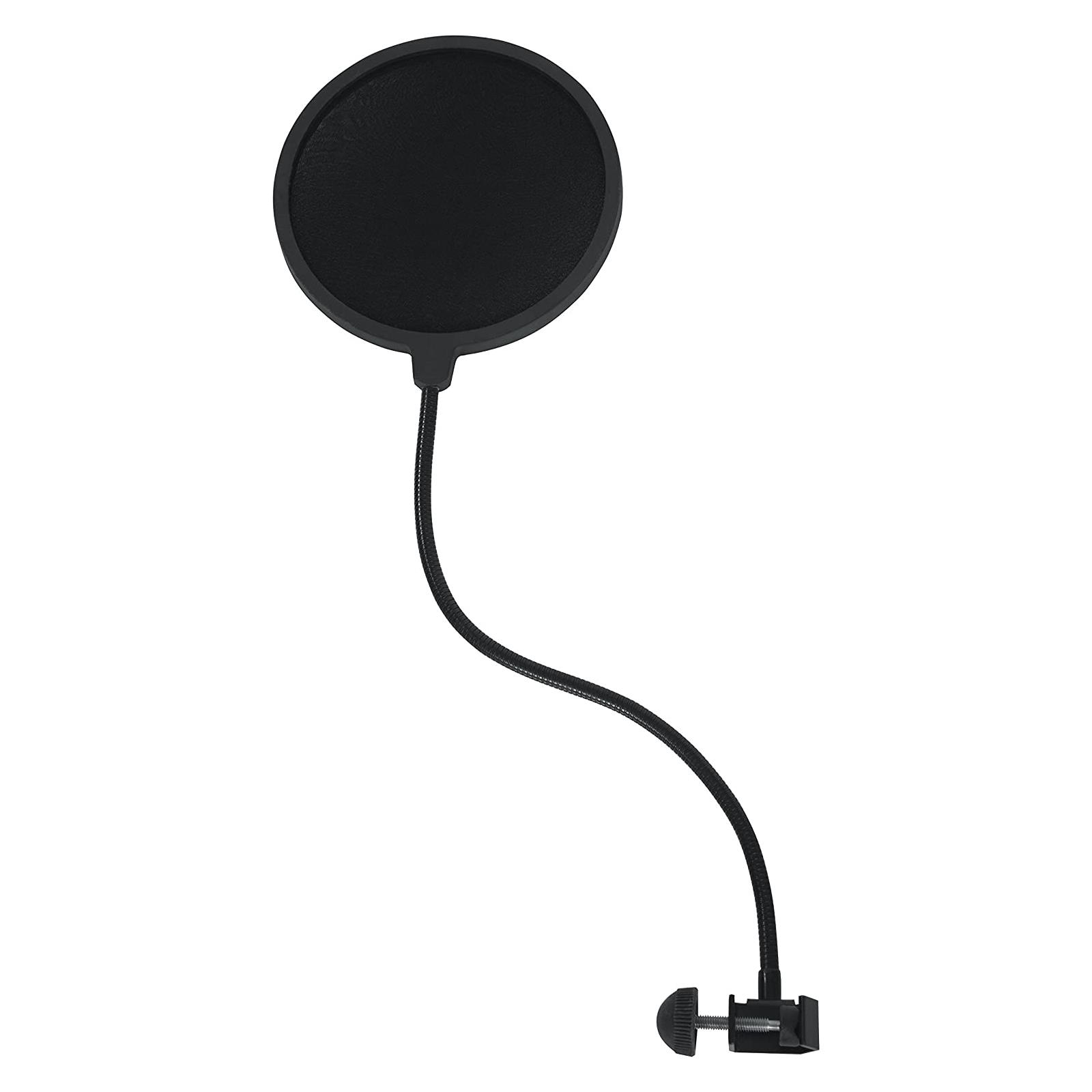 Gator Cases Rok-It Single Layer Microphone Pop Filter with Clamp Mount.
