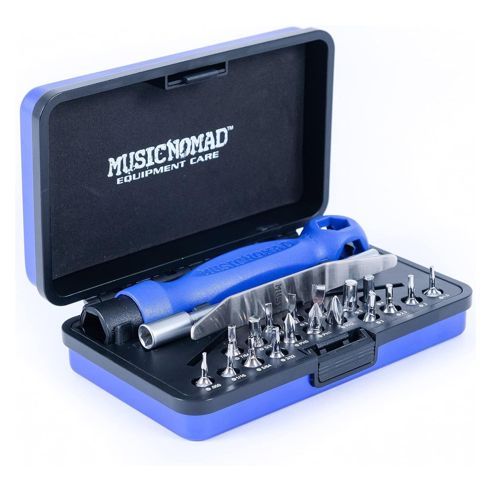 Music Nomad Premium Guitar Tech Screwdriver & Wrench Set w/ Case