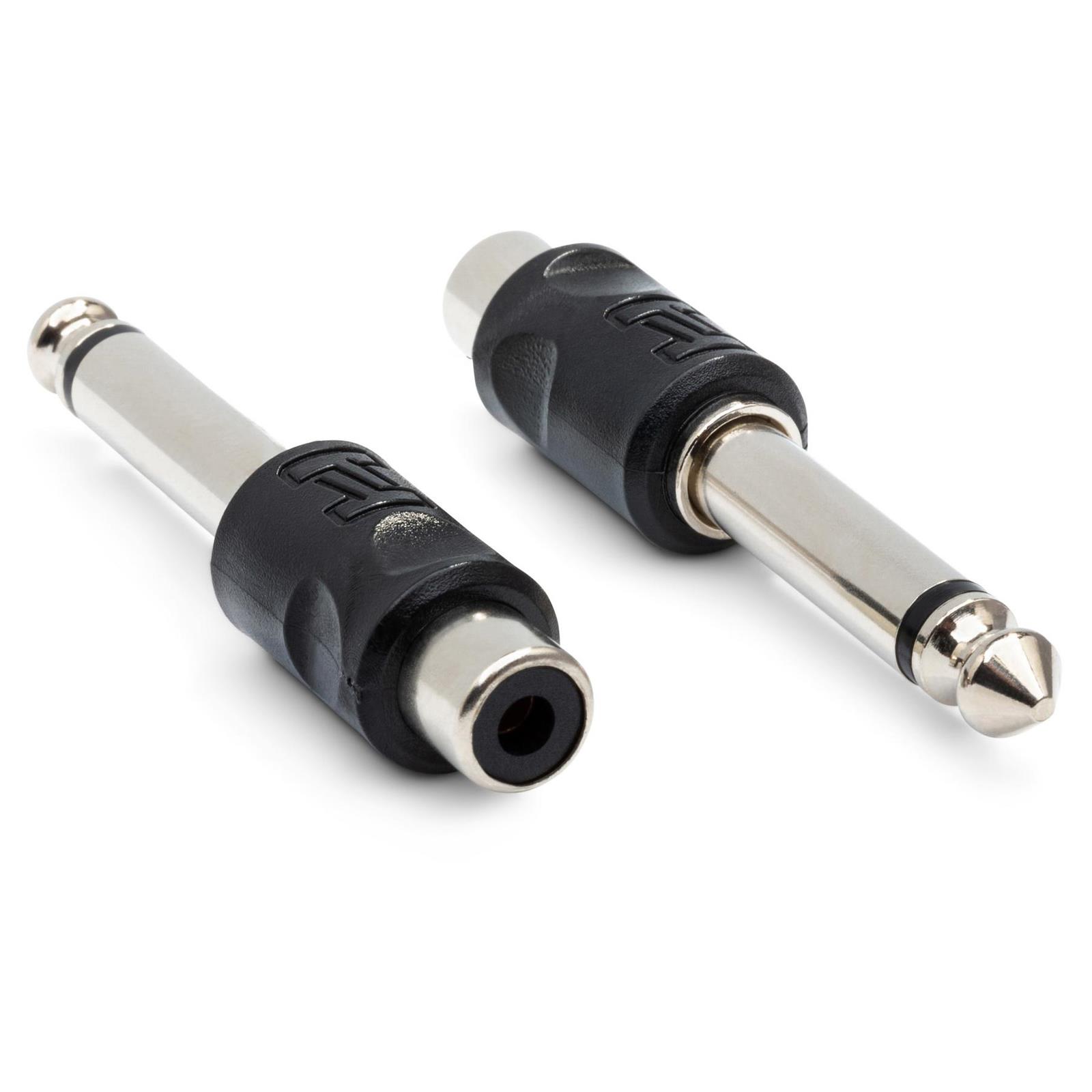 Hosa Adaptor RCA F to 1/4 M Pair