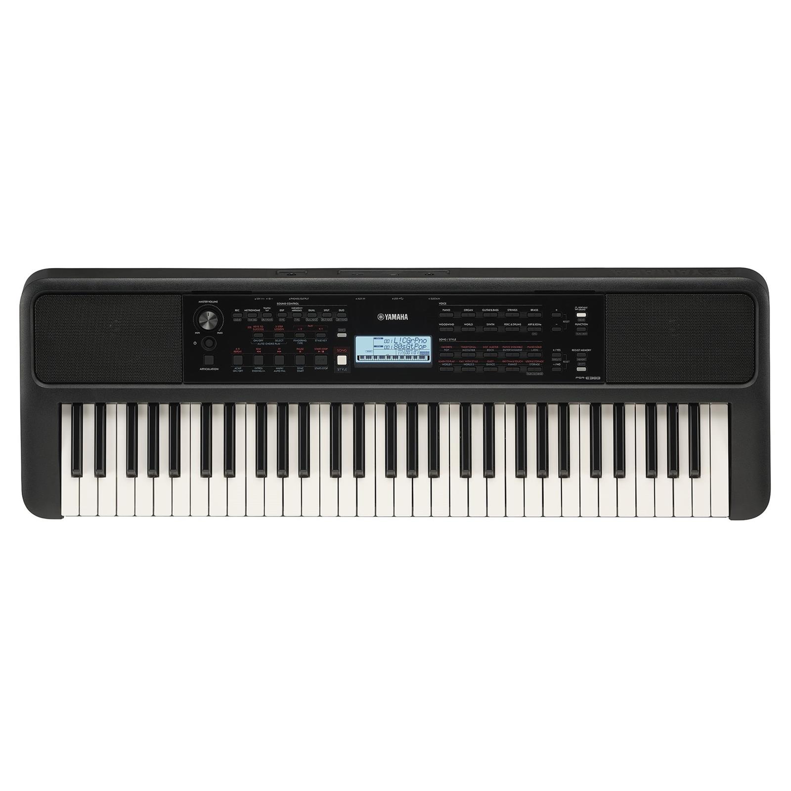 Yamaha PSR-E383 61 Key Velocity Sensitive-Portable Keyboard