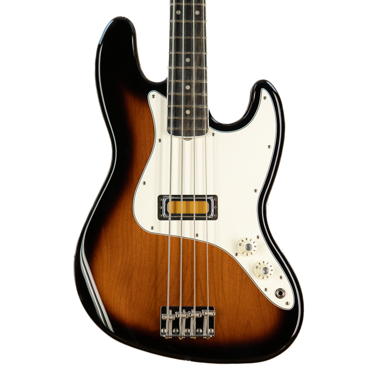Fender Gold Foil Jazz Bass®, Ebony Fingerboard, 2-Color Sunburst