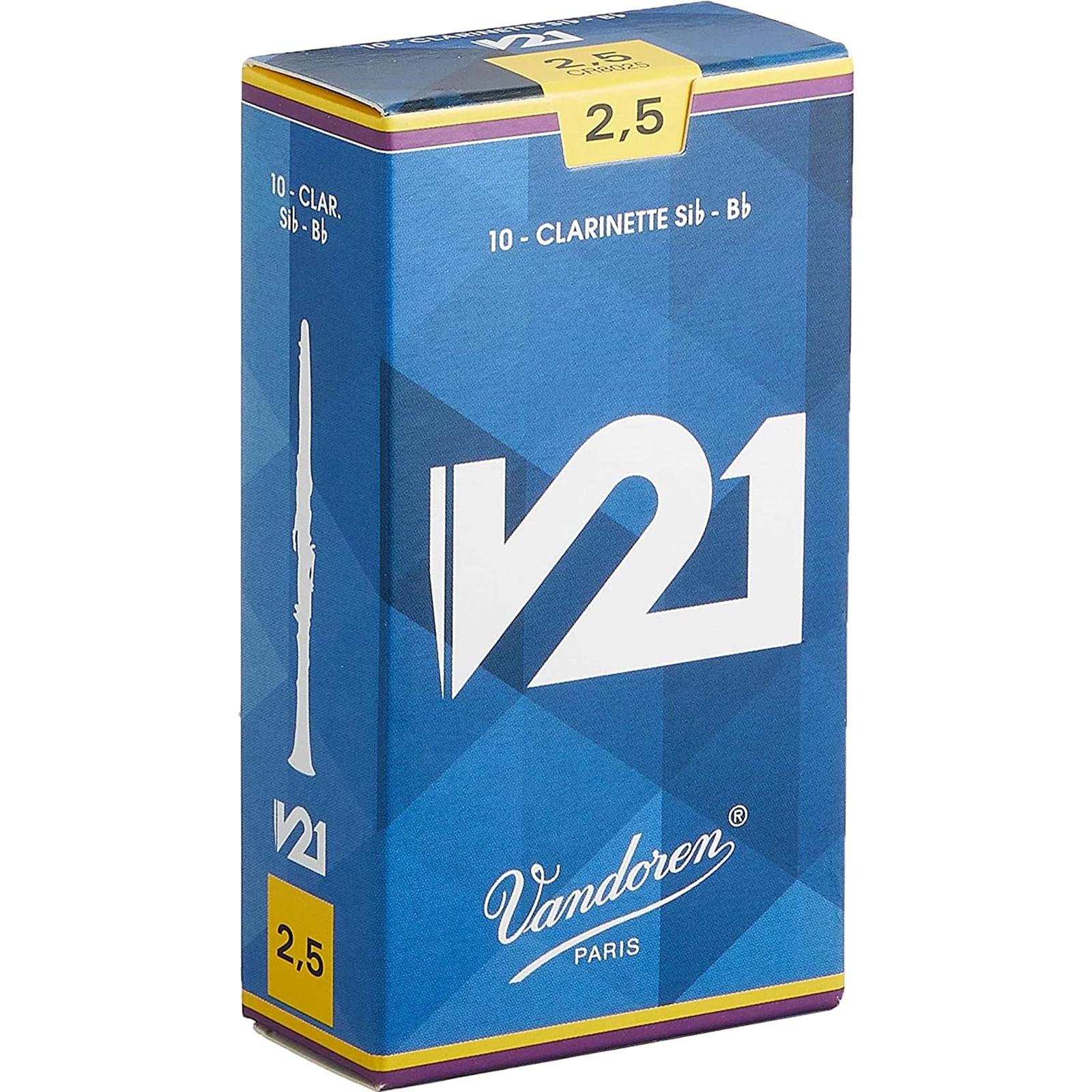 Vandoren V21 Clarinet  2.5 V21 Box 10