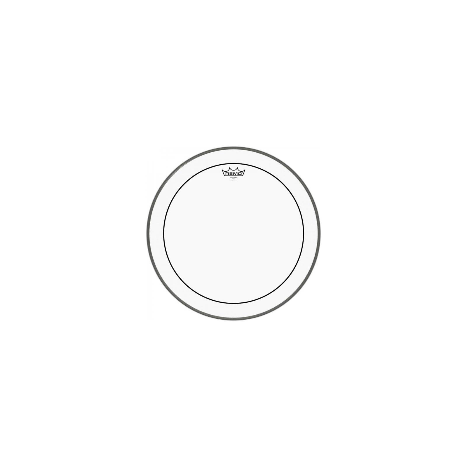 Remo 18" PINSTRIPE bass Clear