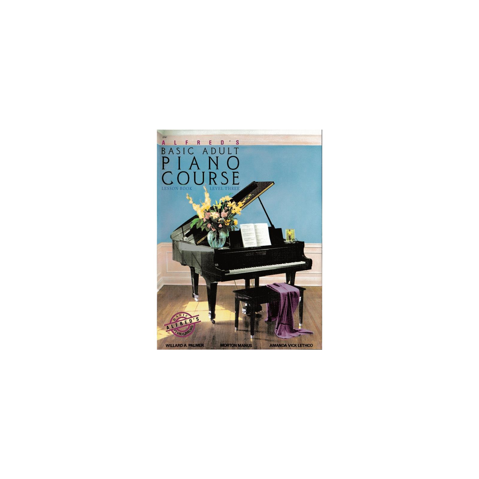 Piano Basic Adult Course Lesson Book Level 3