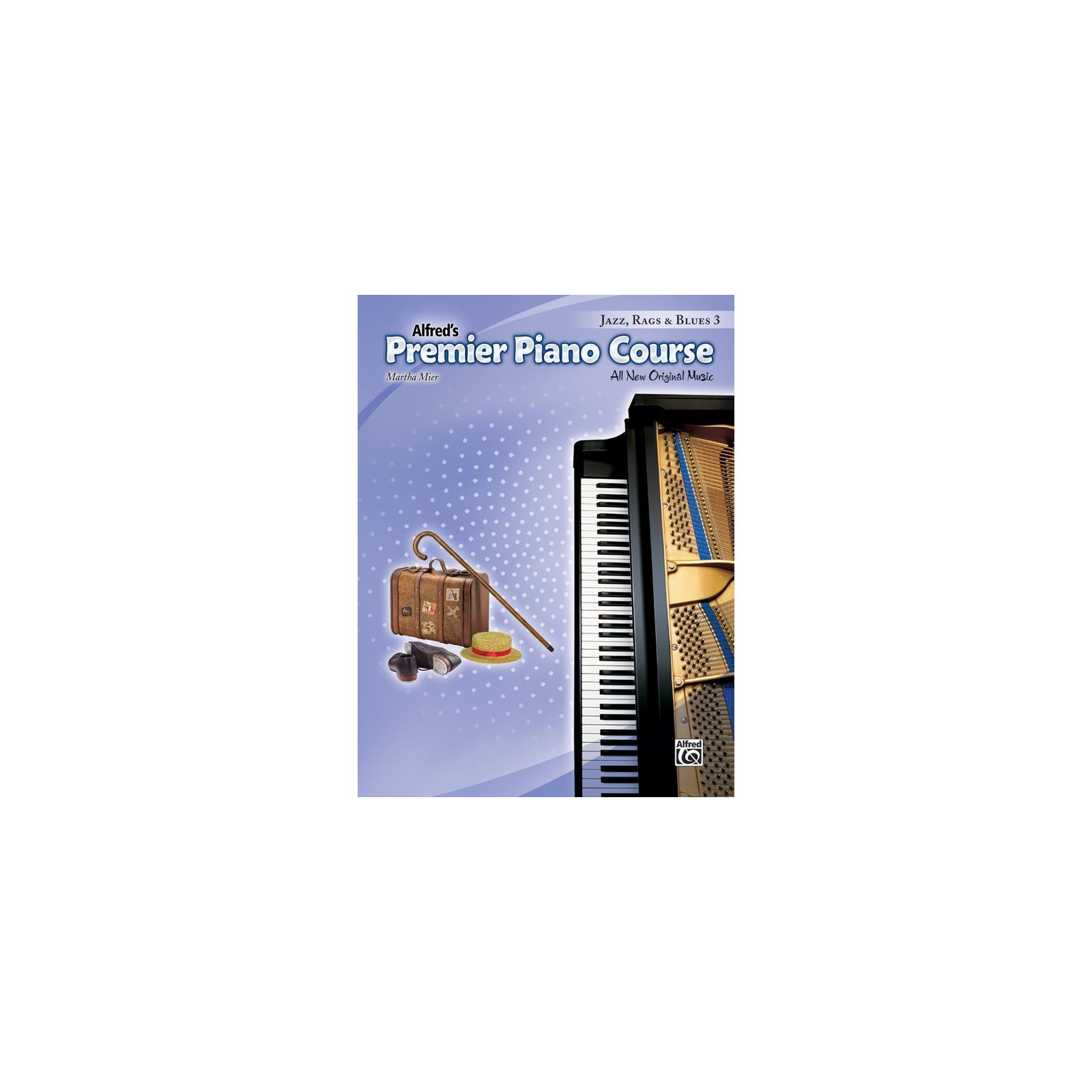 Alfred's Premier Piano Course Jazz, Rags & Blues 3 [E2, E4]