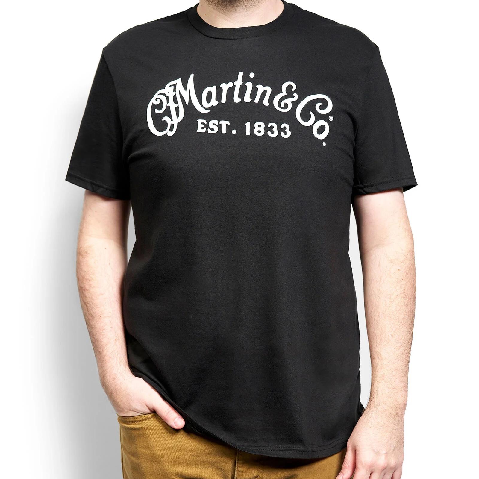 Martin Basic Logo T Shirt Black M