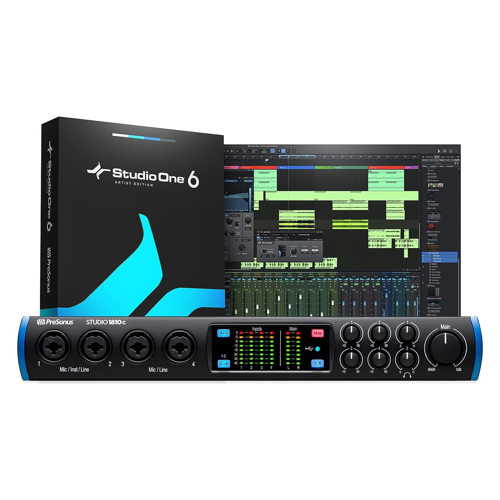 Presonus 18x8 Recording Interface USB C compatible