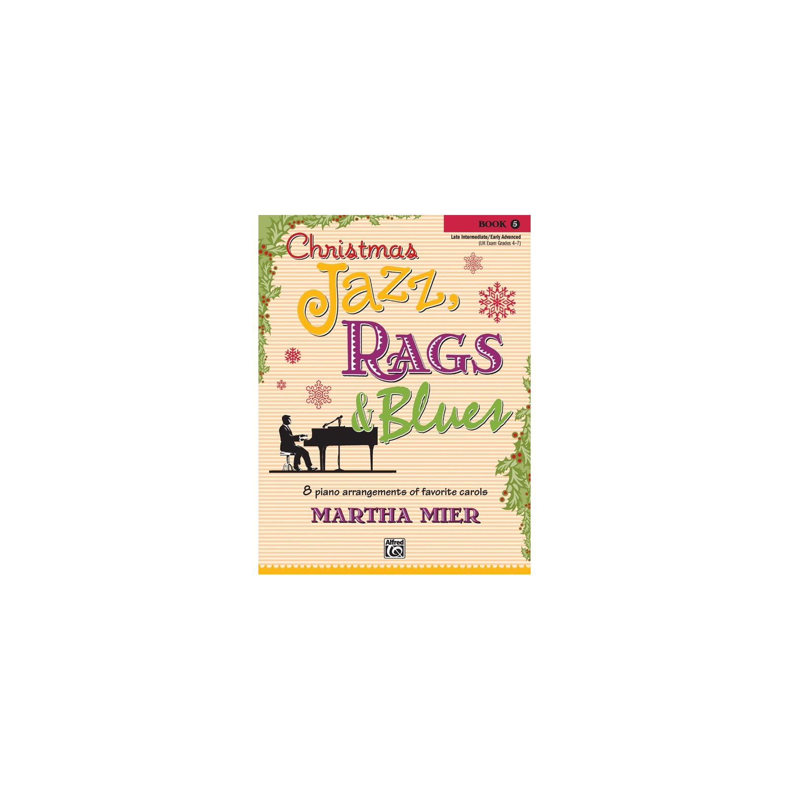Piano Christmas Jazz, Rags & Blues Book 5