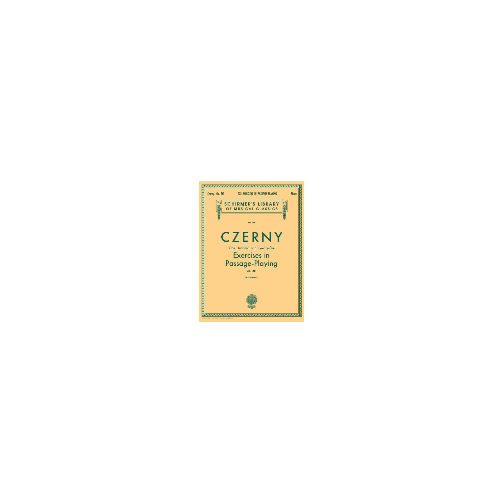 Piano Czerny 125 Exercises In Passage Playing