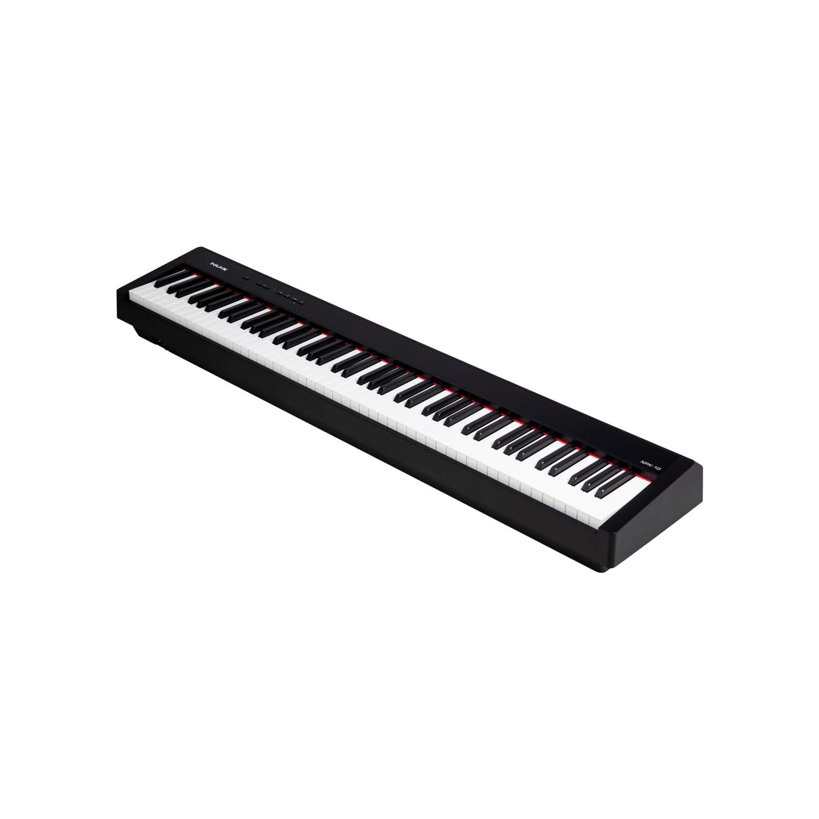 Nux Portable Digital Piano with Dual-mode Bluetooth Black