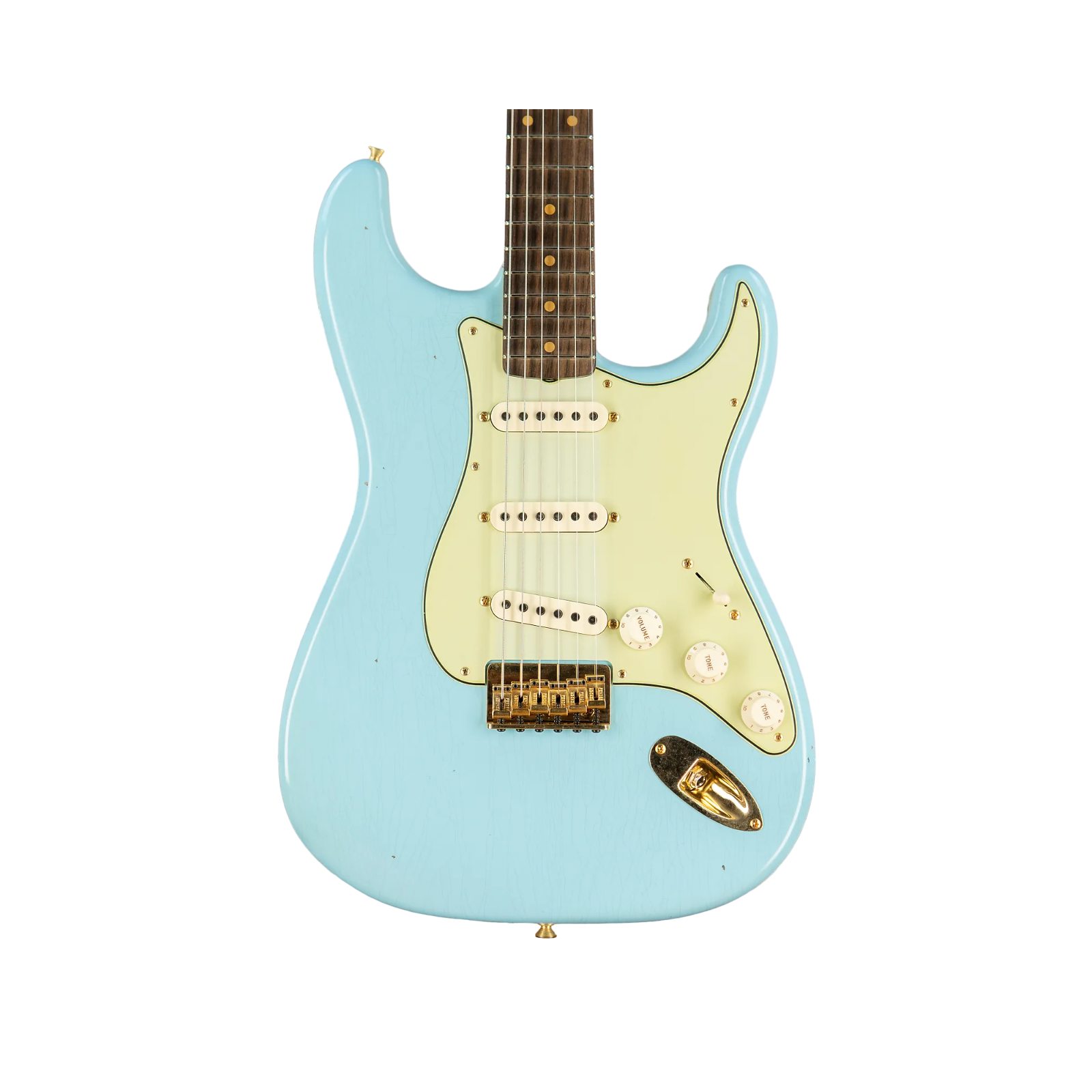 Fender Custom Shop 59 Strat Journeyman Closet Classic Faded Daphne Blue 1021