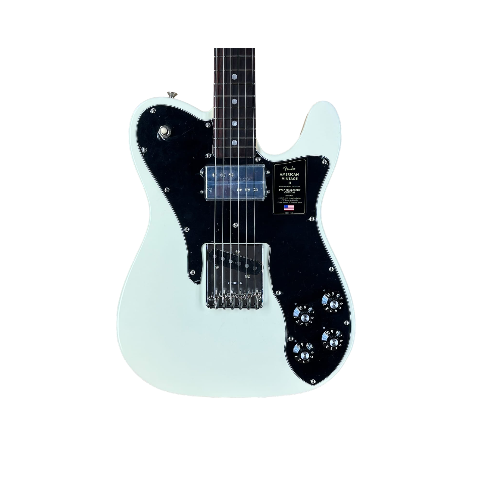 Fender American Vintage II 1977 Limited Tele Custom Olympic White