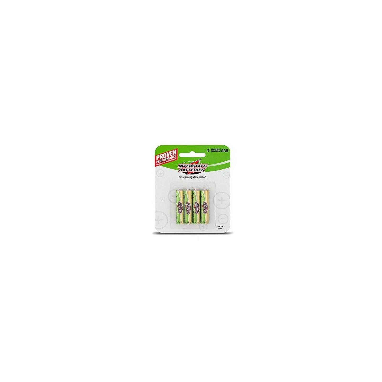 Interstate 4-Pck AAA Alkaline Battery