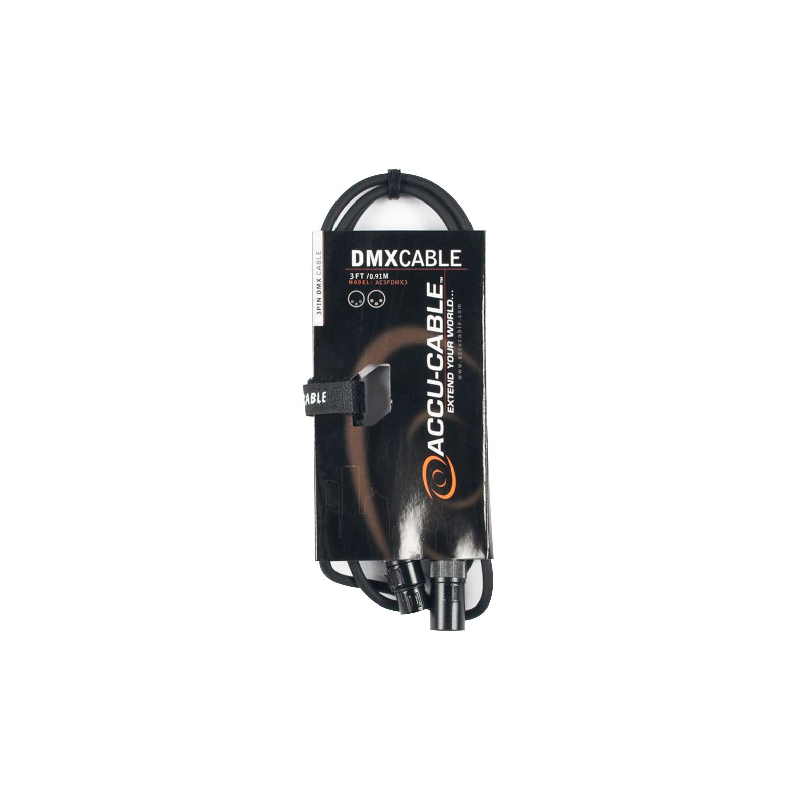 American DJ ADJ ACCU-Cable 3' Long 3-Pin DMX