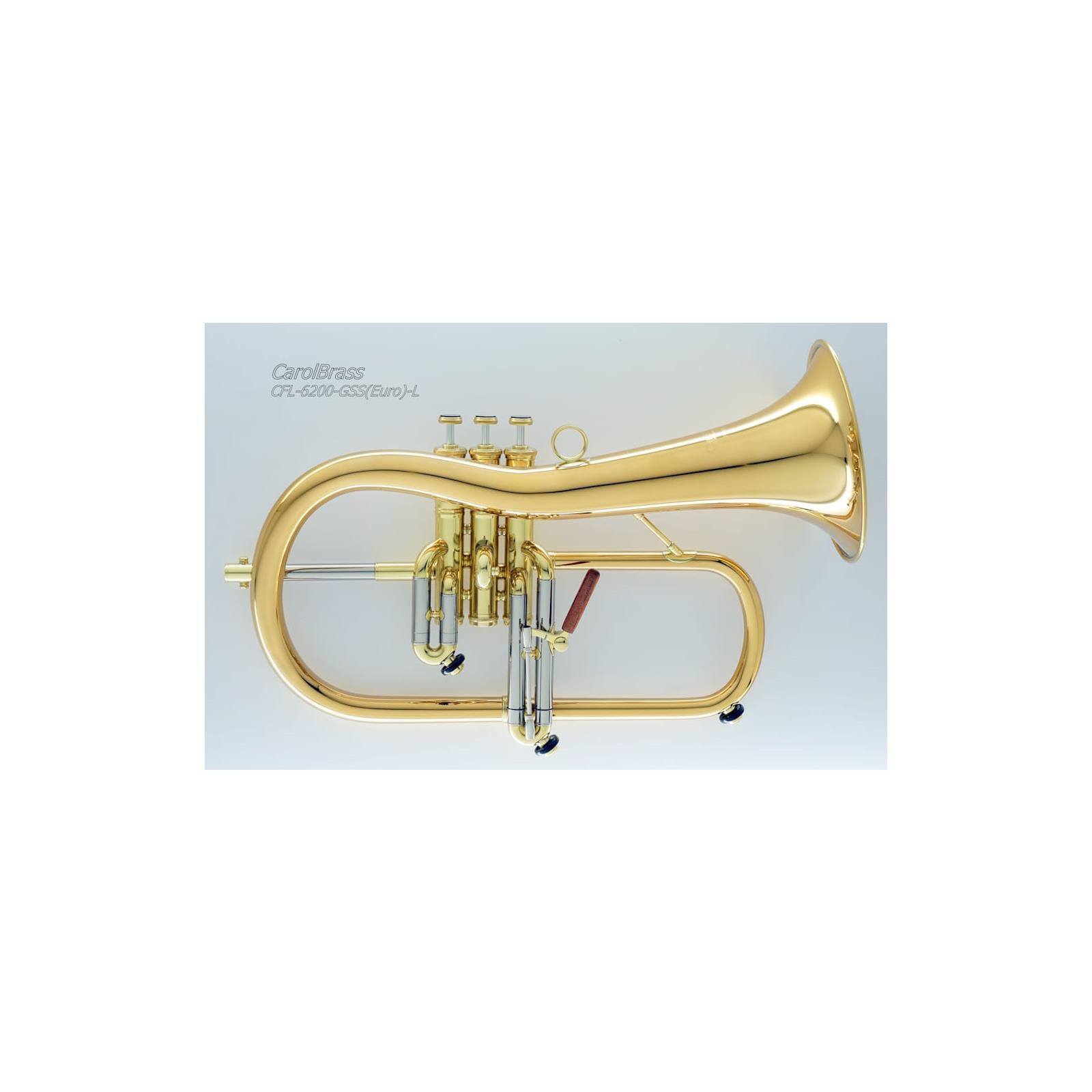 Carol Brass CFL-6200-GSSEURO-BB- L Flugelhorn Lacquer Euro Bell