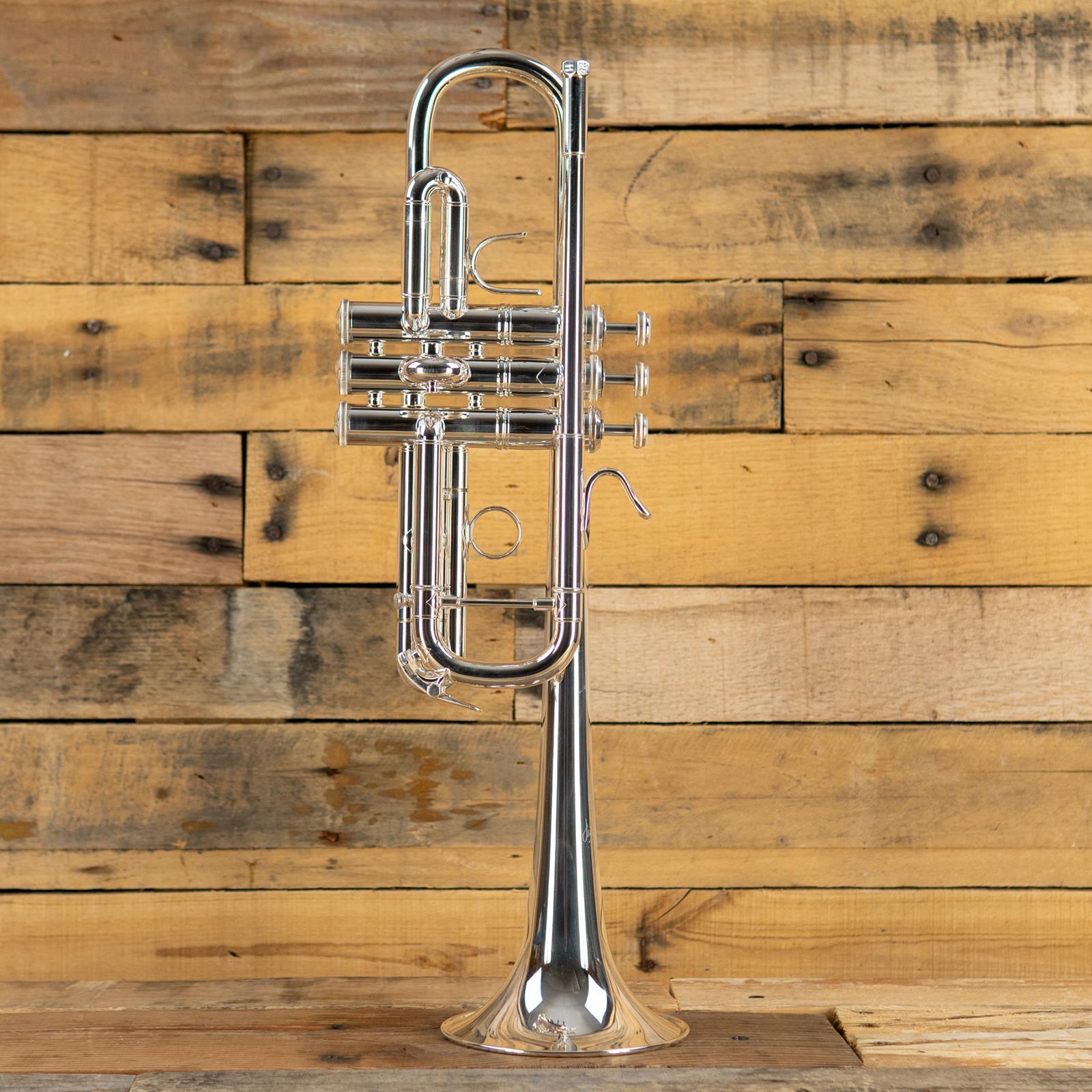 Bach C180SL229CC.B C Trumpet Strat #229 25H Pipe Silver Plated - B STOCK