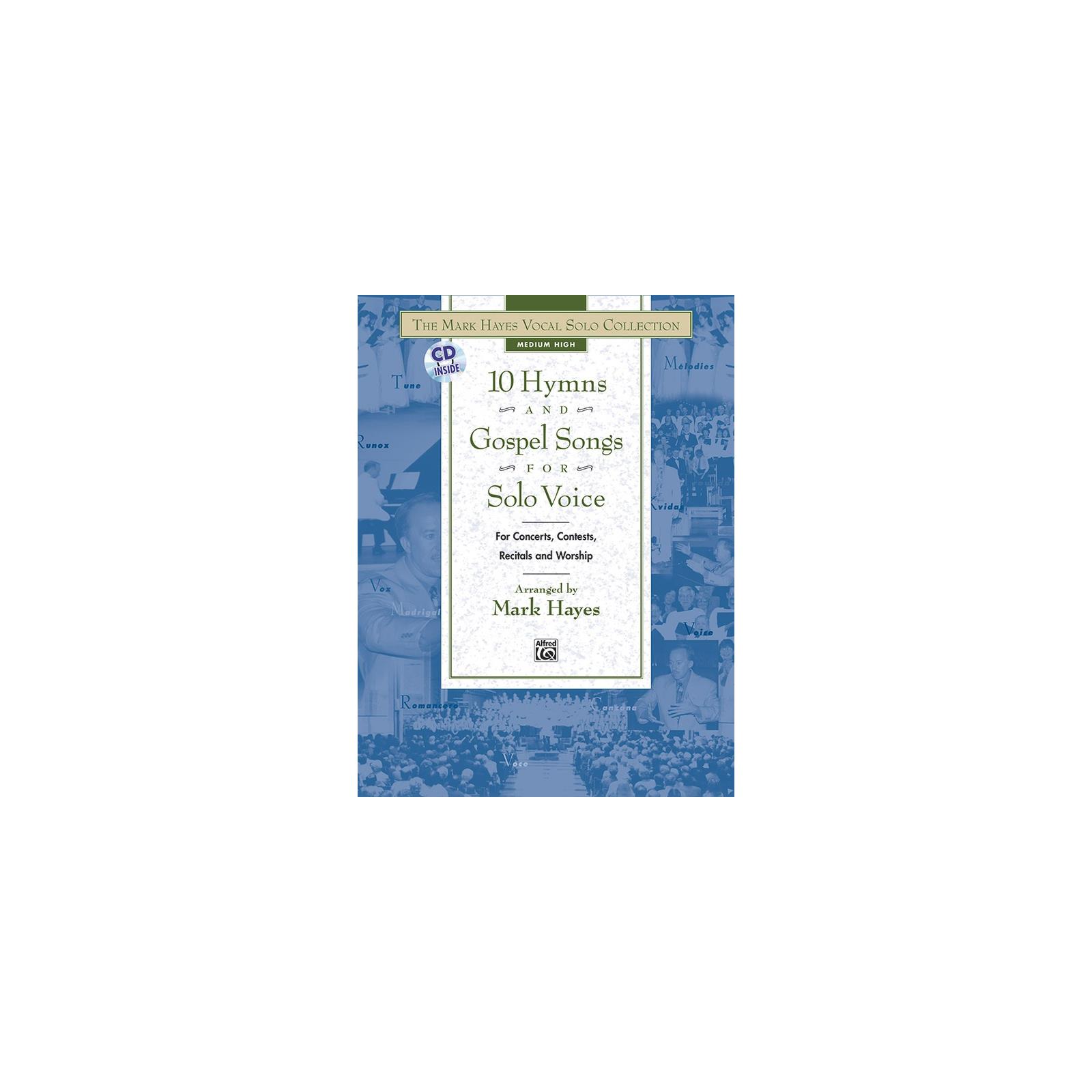 10 HYMNS AND GOSPEL SONGS FOR SOLO VOICE- WITH CD