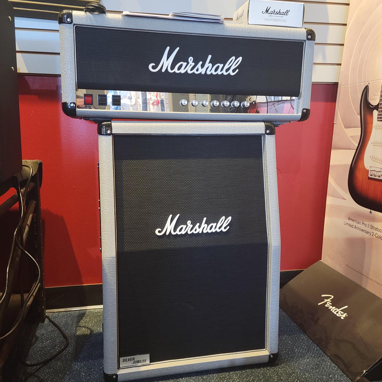 Marshall Silver Jubilee 2555X Head and Matching 2x12 with Covers - USED
