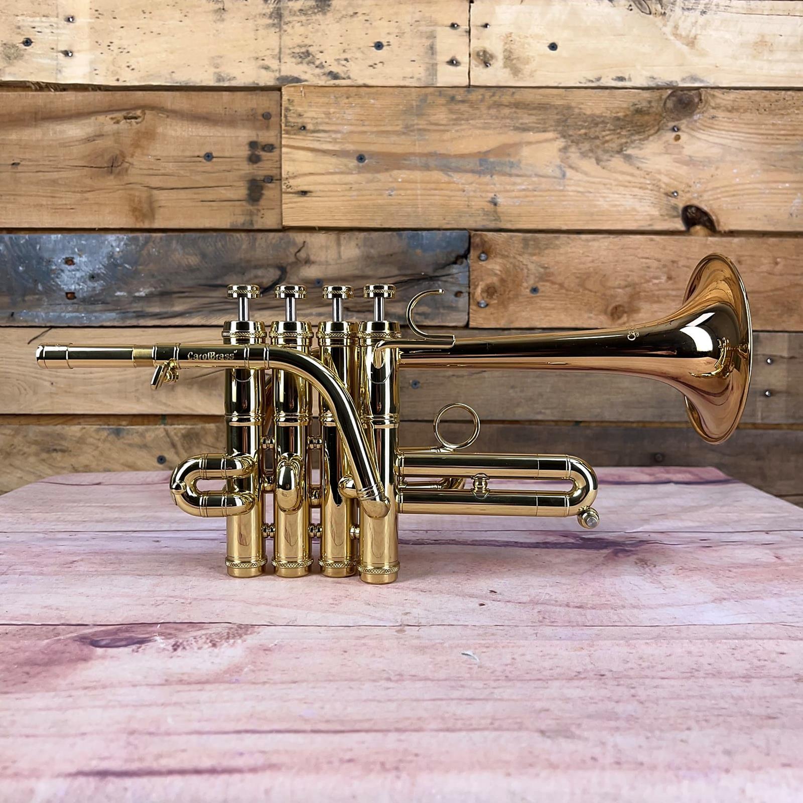 Carol Brass Piccolo Trumpet CPC-7775-GLS-Bb/A-L