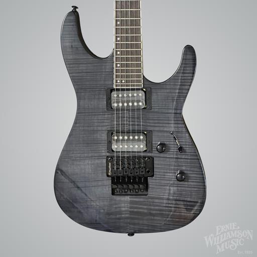 LTD M-200 Flamed Maple See thru Black