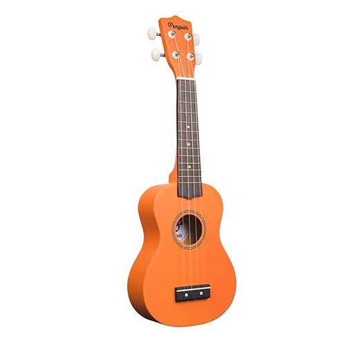 Amahi Soprano Penguin Ukulele, Sunset Orange  PGUKOR, w/ Bag