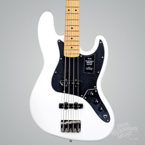 Fender Player II Jazz Bass, Maple Fingerboard, Polar White