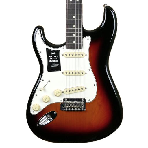 Fender Player II Stratocaster® Left-Hand, Rosewood Fingerboard, 3-Color Sunburst