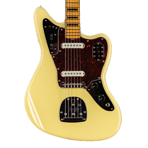 Fender Vintera® II 70s Jaguar®, Maple Fingerboard, Vintage White