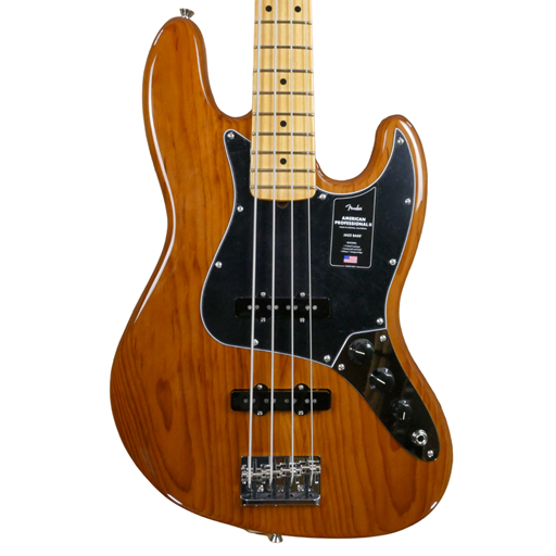 Fender American Professional II Jazz Bass, Maple Fingerboard, Roasted Pine