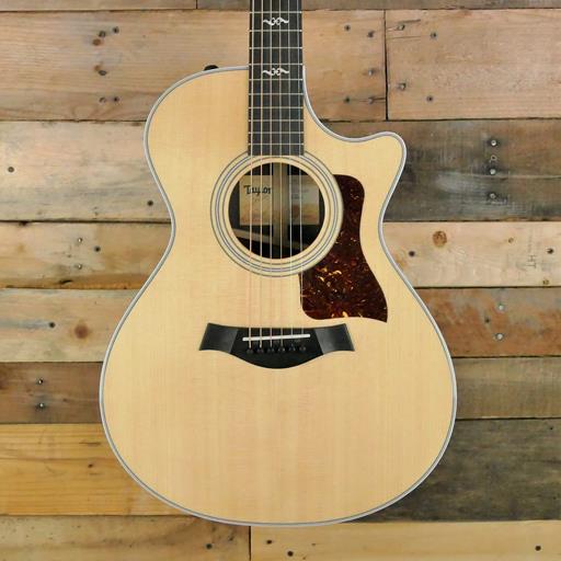 Taylor 412ce-R V-Class Grand Concert Acoustic-Electric Guitar Natural