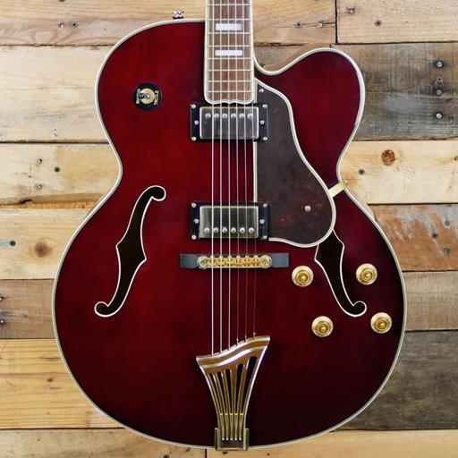 USED Samick JZ-2 Lasalle Greg Bennett Hollow Body W/Case