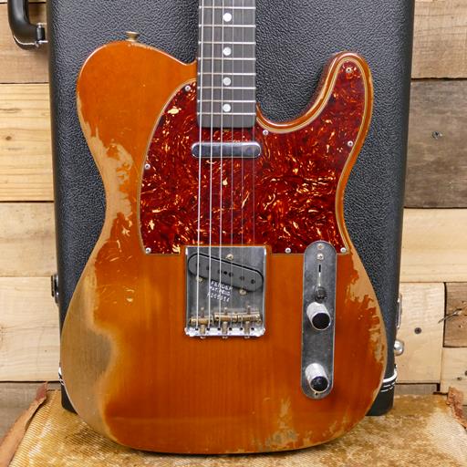 Fender USED Custom Shop 67 Tele Heavy Relic Super Faded Aged TBSB
